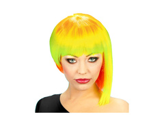 Neonowa peruka Neo Punk żółta