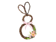 Dekoracja wisząca Zajączek  - 54 cm - 1 szt.