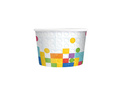 Kubeczki papierowe do lodów Klocki - 150 ml - 6 szt.