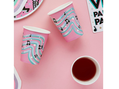 Kubeczki papierowe Nutki - 250 ml - 8 szt.