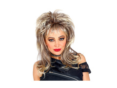 Peruka gwiazdy rocka lat 80.
