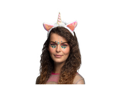 Opaska na głowę holograficzny jednorożec