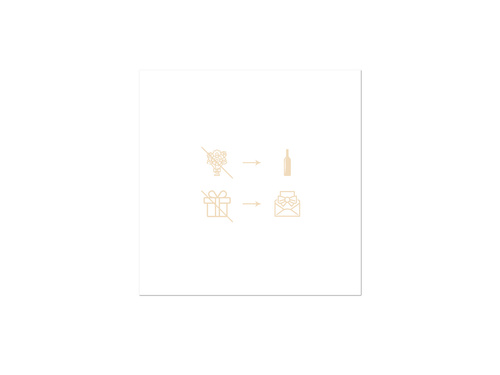 Zaproszenie personalizowane na ślub z kopertą - 6 szt.