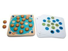 Drewniana gra pamięciowa Rybki Memo