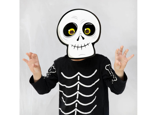 Maski papierowe Monsters na Halloween - 6 szt.