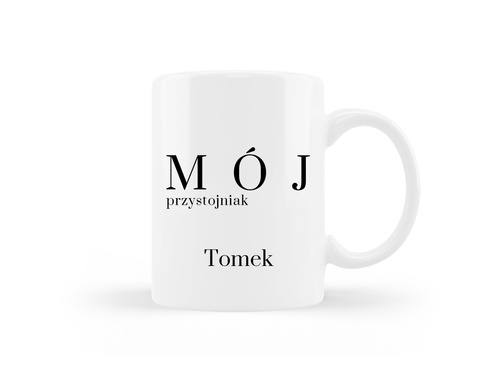 Kubek personalizowany Mój przystojniak na Walentynki - 330ml