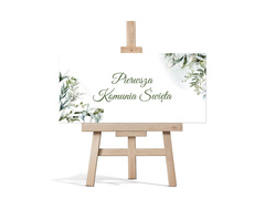 Plakat komunijny - I Komunia Święta - 70x33 cm