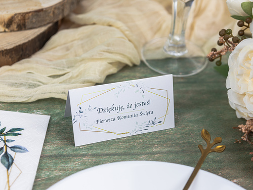 Winietki składane na I Komunię Świętą - 10 szt.