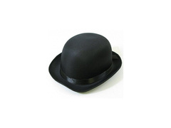 Kapelusz Melonik czarny - 1 szt.