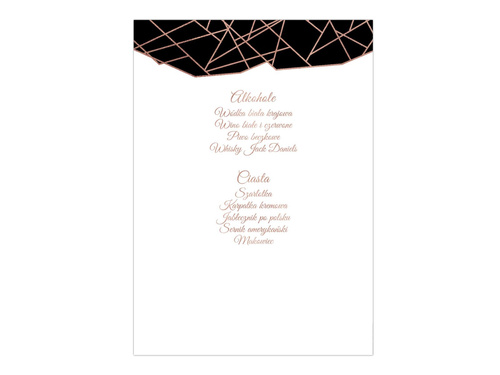 Weselne menu - 4 szt.
