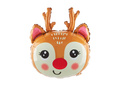 Balon foliowy Renifer Rudolf  - 55 x 65 cm - 1 szt.