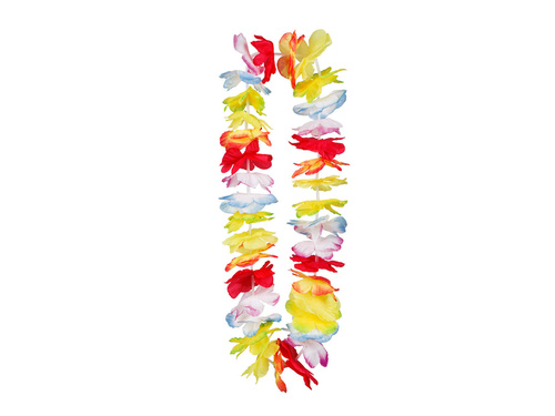 Naszyjnik hawajski - tęczowy - 100 cm - 1 szt.