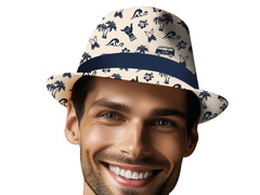 Kapelusz hawajski Surfer - 1 szt.