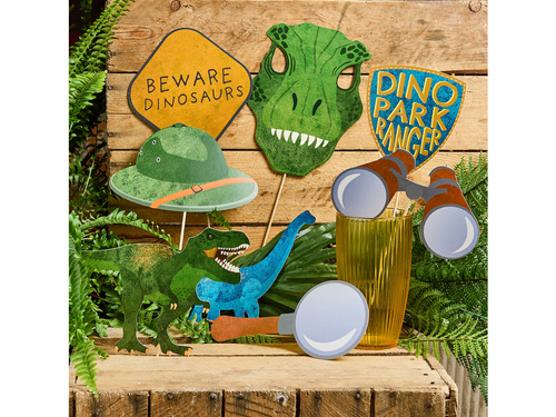 Foto rekwizyty do zdjęć Dinozaury - 10 szt.