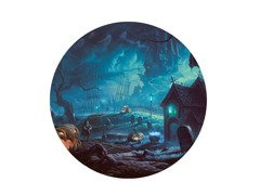 Dekoracyjny opłatek tortowy Halloween - 20 cm