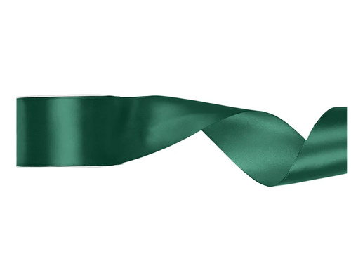 Tasiemka satynowa, butelkowa zieleń, 50 mm/25 m, 1 szt.