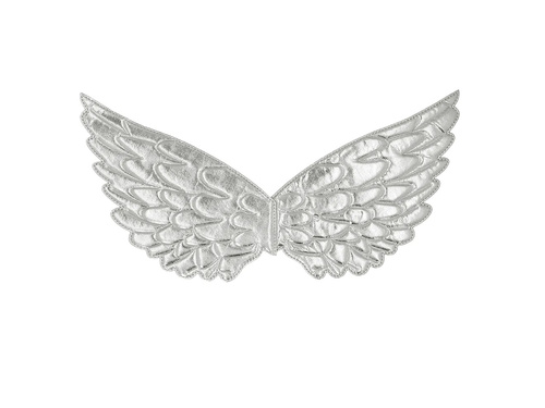 Skrzydła anioła srebrne - 23 x 45 cm - 1 szt.