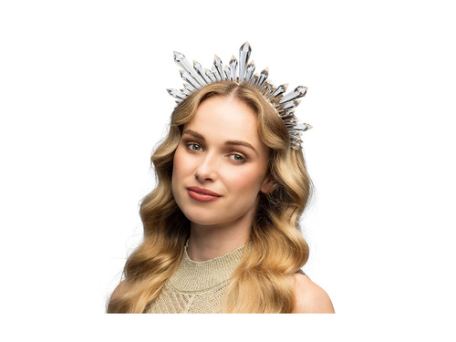 Metalowa Opaska na głowę aureola Saphira