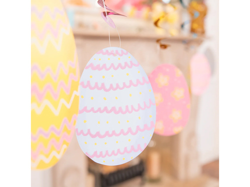 Dekoracja wisząca świderki Pisanki - 6 szt.