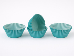 Papilotki do babeczek niebieskie - 50 szt.