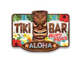 Znak Tiki Bar Aloha - 25 x 35 cm - 1 szt.