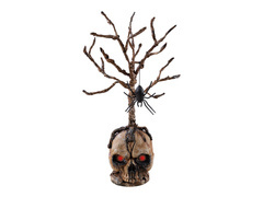 Czaszka z gałęziami na Halloween - 1 szt.