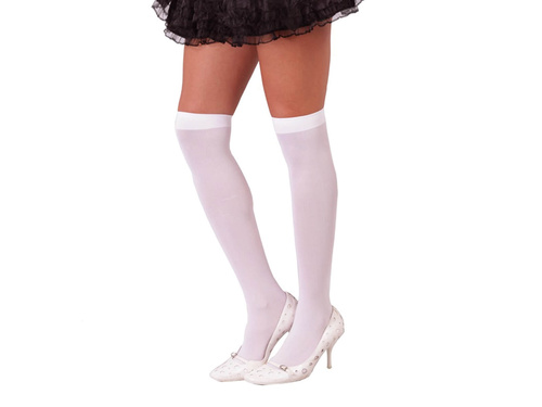 Pończochy białe