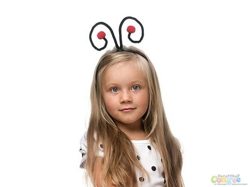 Opaska czułki - Biedronka - 1 szt.