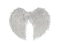 Skrzydła anioła srebrne - 50 x 55 cm - 1 szt.