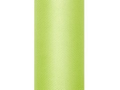 Tiul gładki jasnozielony - 30 cm x 9 metrów - 1 szt.