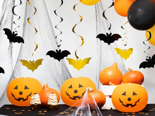 Świderki Nietoperze na Halloween - 6 szt.