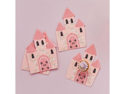 Serwetki urodzinowe Pałac - 16cm x 11.5cm - 16 szt.