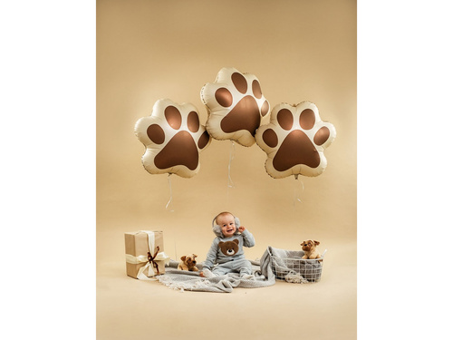 Balon foliowy Łapa Psa - 60 x 56 cm - 1 szt.