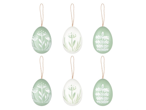 Dekoracja wisząca pisanki - 6 szt.