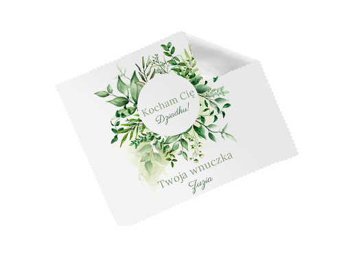 Ściereczka do okularów z imieniem na dzień dziadka Kocham Cię - 1 szt.