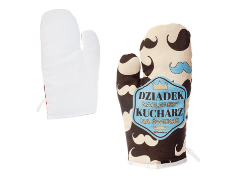 Rękawica kuchenna Dziadek najlepszy kucharz na świecie