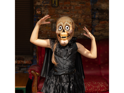 Maska Czaszka na Halloween - 22x28,5 cm - 1 szt.