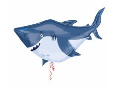 Balon foliowy Rekin - 101 x 81 cm - 1 szt.