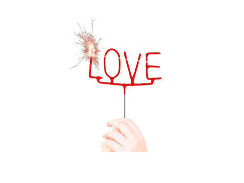 Zimne ognie LOVE - 1 szt.