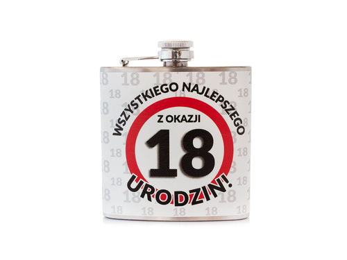 Piersiówka na osiemnaste urodziny - 178 ml