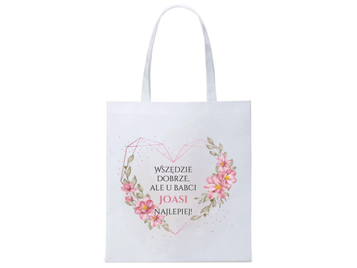 Torba na zakupy z imieniem na dzień babci - 1 szt.