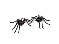 Dekoracja Pająki na Halloween - 13 cm - 2 szt.