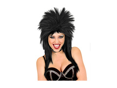 Czarna peruka rockowej gwiazdy