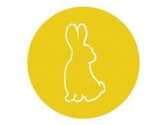 Podstawka pod talerz - Zajączek Wielkanocny - 36 cm - 1 szt.