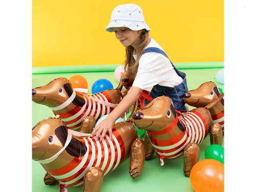 Balon foliowy Jamnik - 68 x 43 cm - 1 szt.