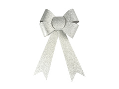 Kokarda srebrna brokatowa - 1 szt.