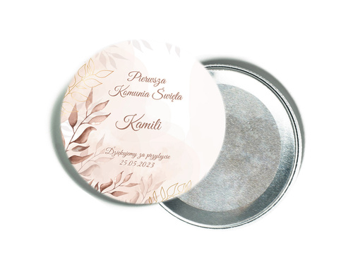 Personalizowane podziękowanie z magnesem na I Komunię Świętą - 12 szt.