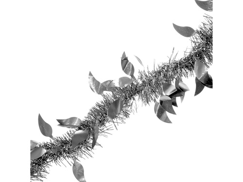 Łańcuch z listkami srebrny - 230 cm - 1 szt.