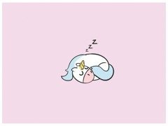 Dekoracyjny opłatek tortowy Jednorożec - A4