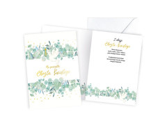 Pamiątka Chrztu Świętego - 14 x 19 cm - 1 szt.